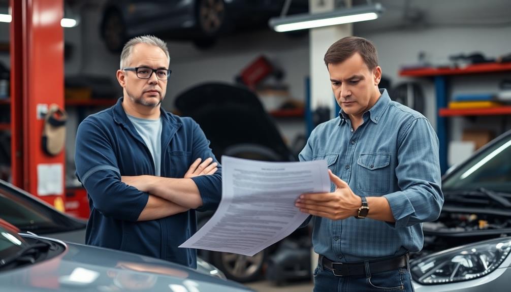 resolving automotive service conflicts