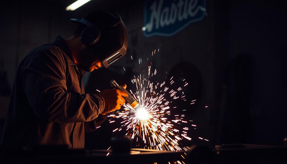 welding with flux cored electrodes