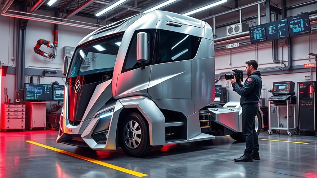 Wartungsherausforderungen bei autonomen Lastwagen