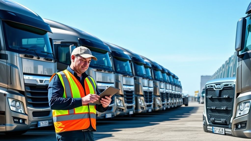 bereitstellen der Flotte für Emissionsstandards