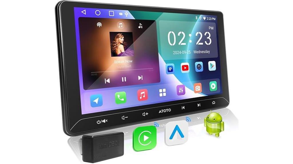 10 1 inch android car stereo