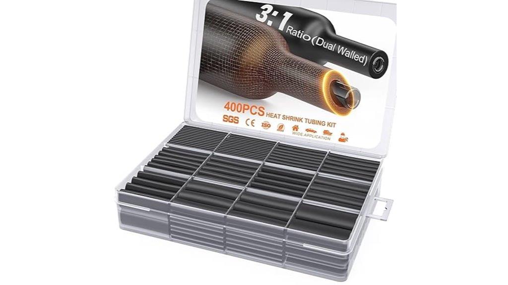 400 piece heat shrink kit