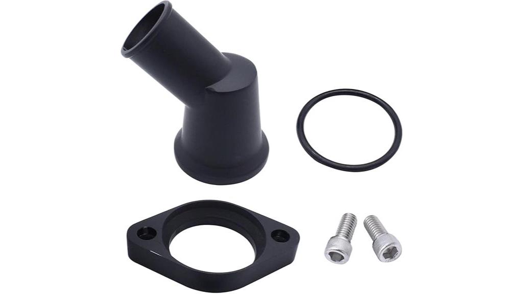 45 degree aluminum water neck