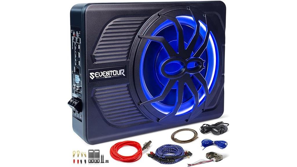 800w slim car subwoofer