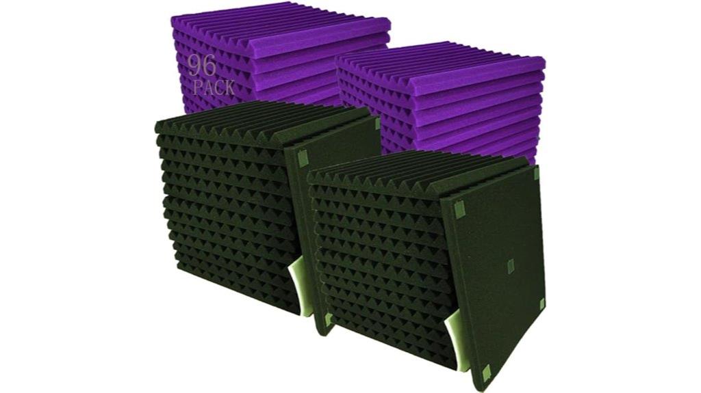 96 pack wedge soundproof tiles