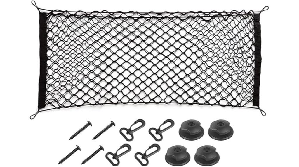 adjustable elastic cargo net