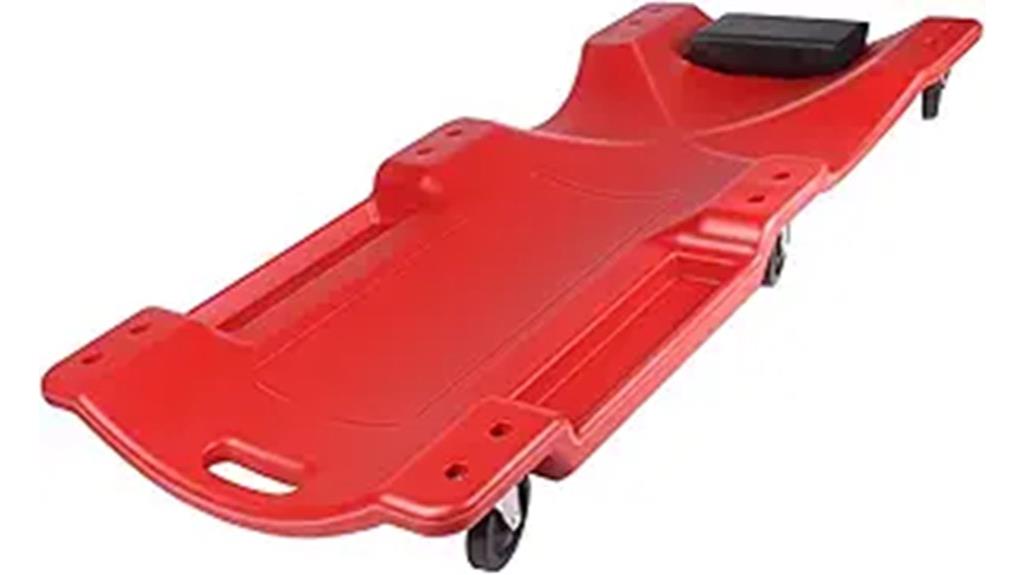 adjustable padded mechanic chair