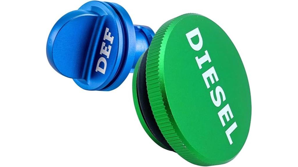 aluminum diesel fuel cap