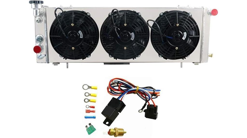 aluminum jeep radiator fans