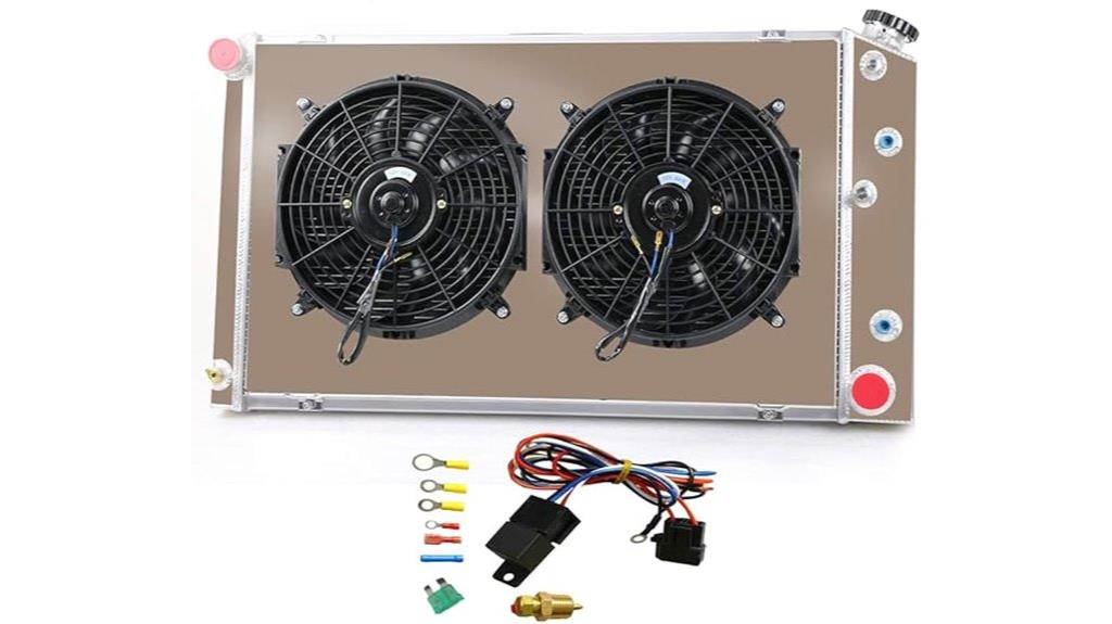 aluminum radiator fan kit