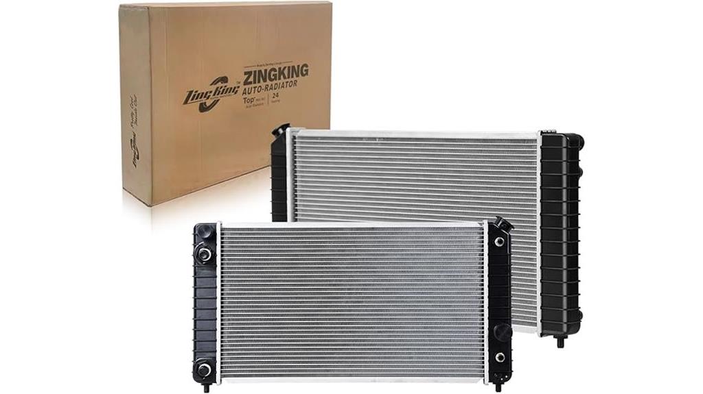 aluminum radiator for chevrolet