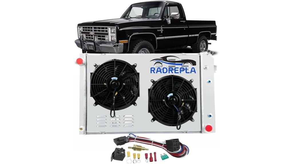 aluminum radiator for chevy