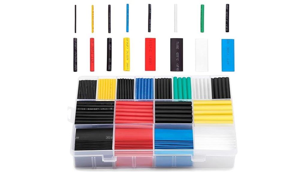 assorted 580 piece heat shrink