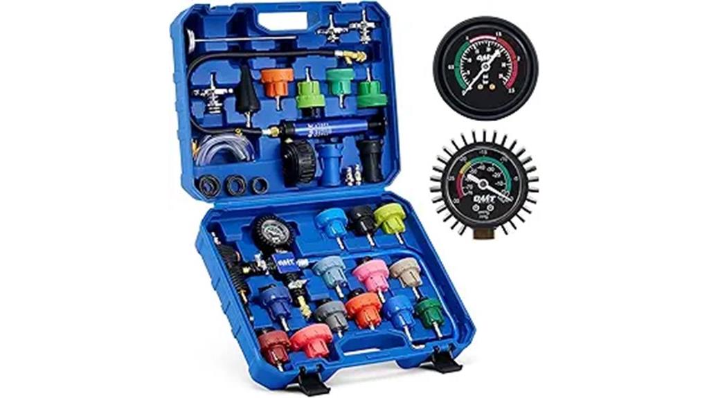automotive coolant pressure testing kit