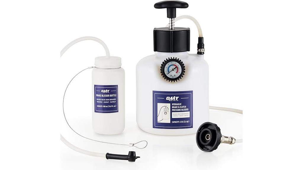 brake bleeder with adapter