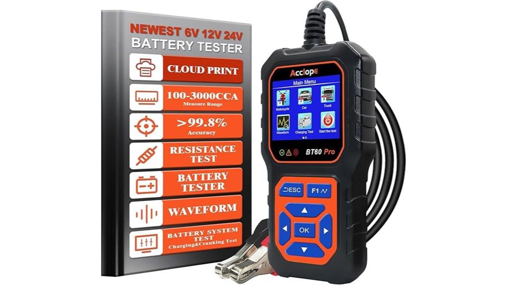 car battery testing device