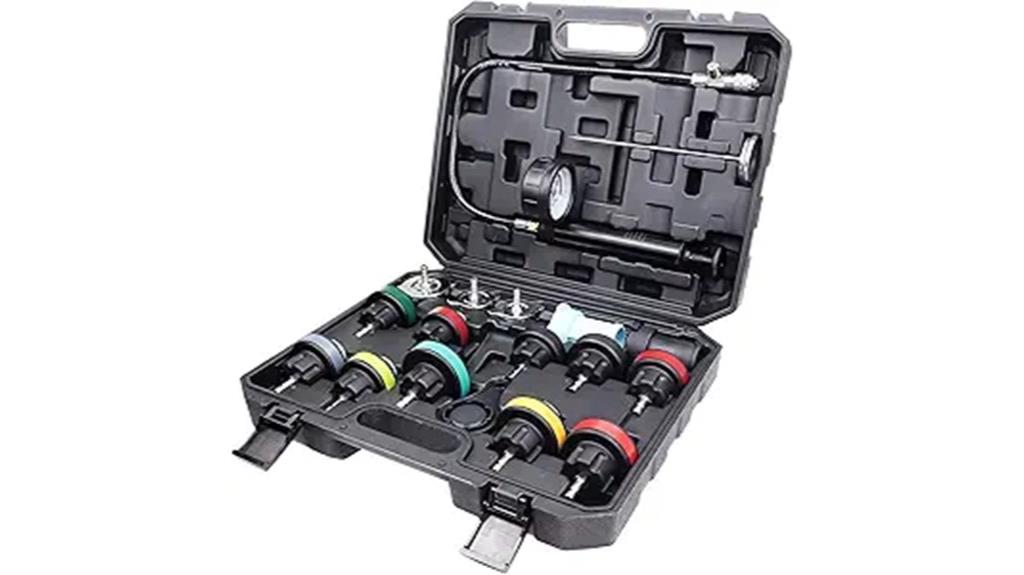complete radiator pressure testing kit