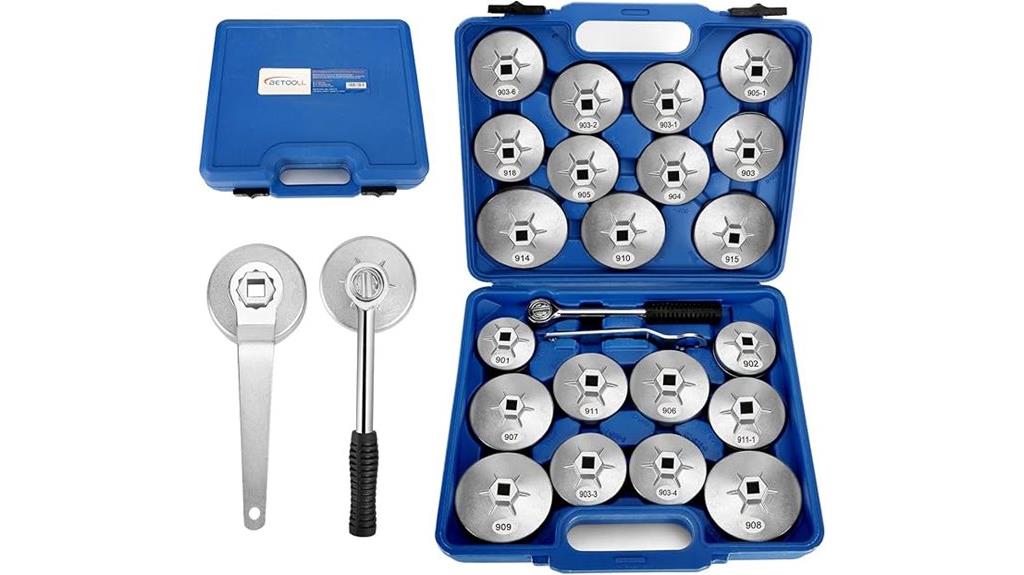 comprehensive 23 piece oil wrench