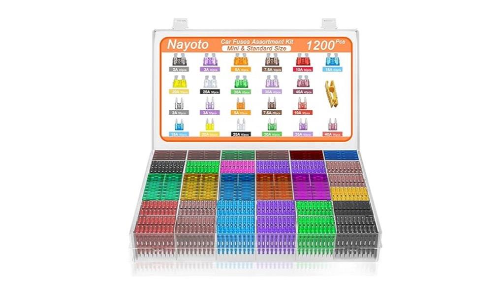 comprehensive car fuse set