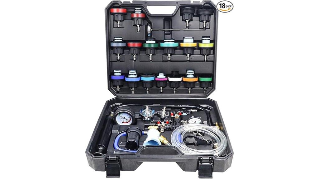 comprehensive radiator pressure test