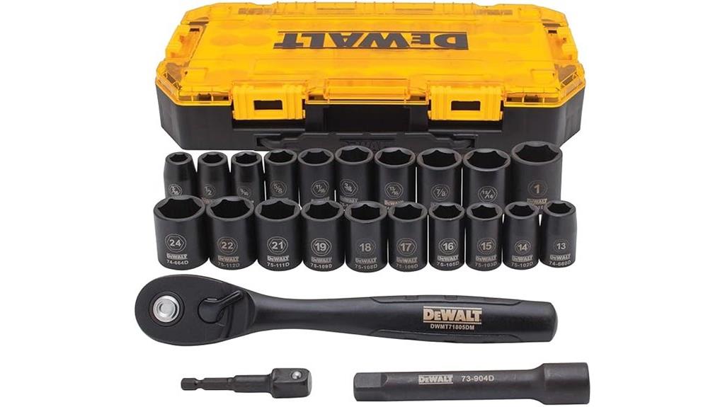 dewalt impact socket set