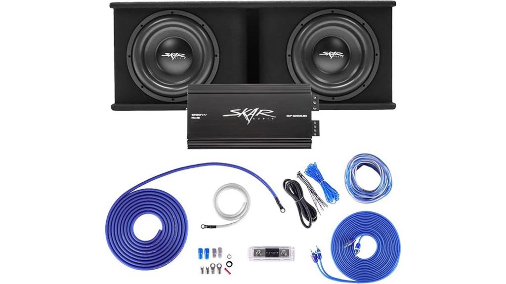 dual 12 subwoofer package