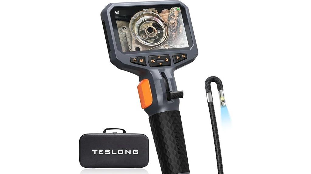dual lens borescope camera