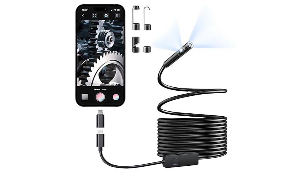 dual lens smartphone endoscope