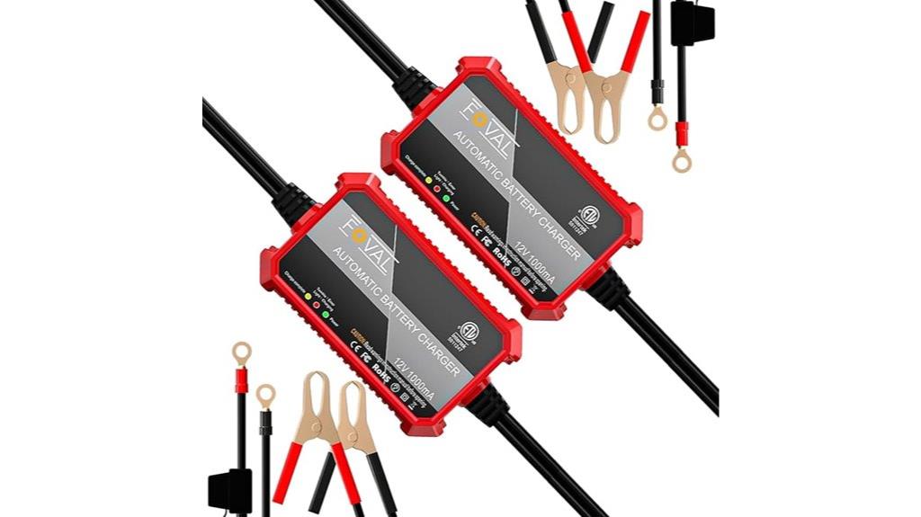 dual pack battery chargers