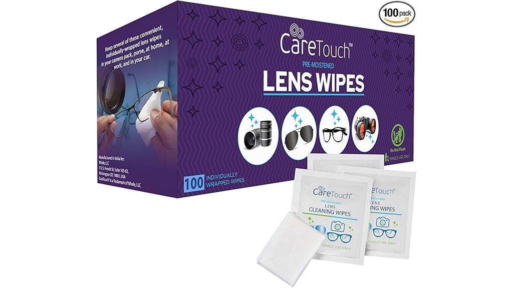 eyeglass cleaning wipes