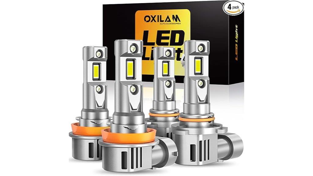 four bulb car headlight set