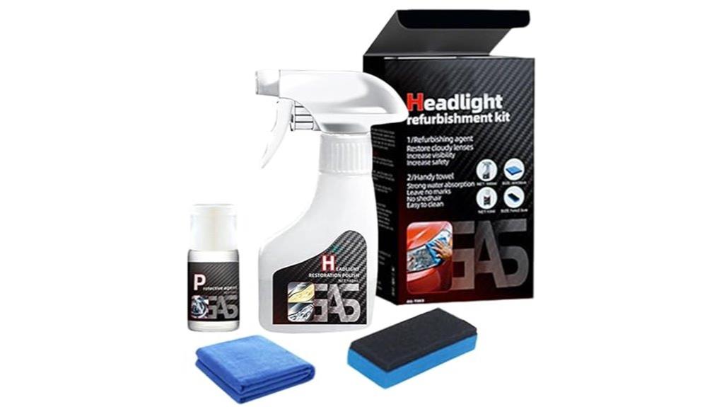 headlamp oxidation restoration kit
