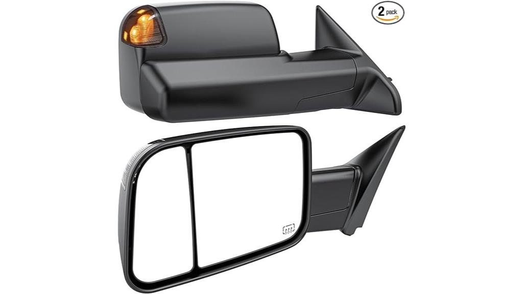 heated power tow mirrors