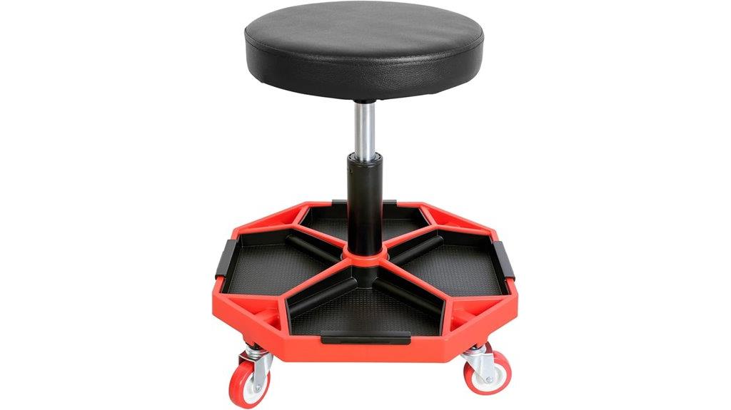 heavy duty pneumatic mechanic stool