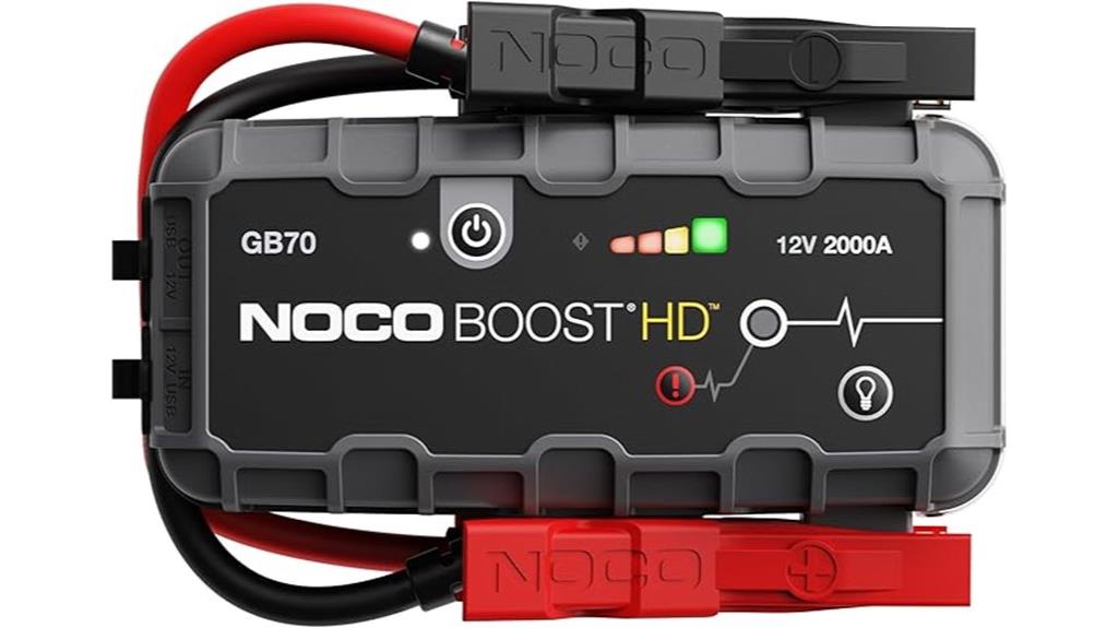 high capacity portable jump starter