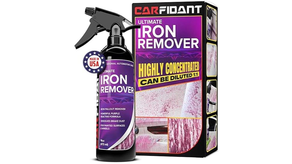 iron remover spray bottle