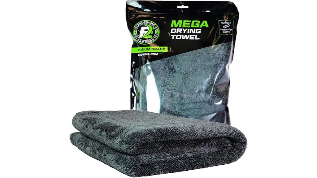 large car drying towel