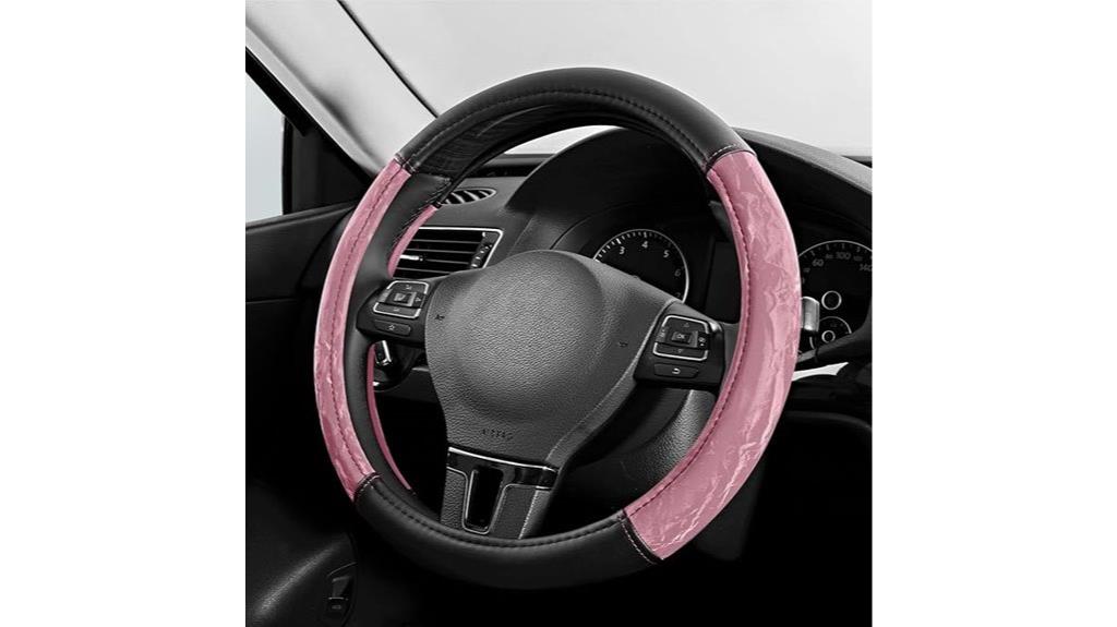 leather steering wheel protector
