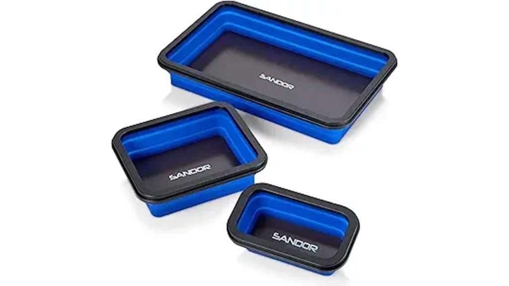 magnetic parts tray set