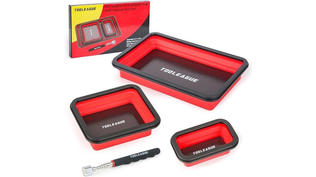 magnetic parts tray set