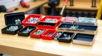 magnetic tool organization trays