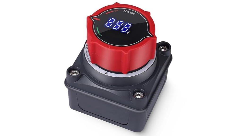 marine vehicle battery switch