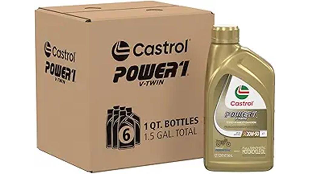 motorcycle oil six pack