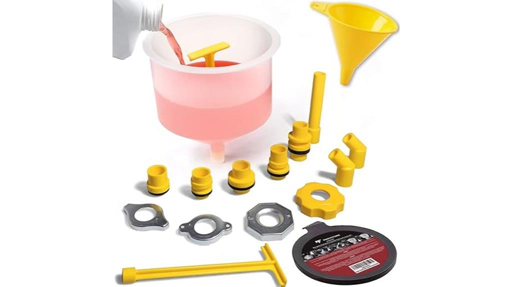 no spill coolant funnel
