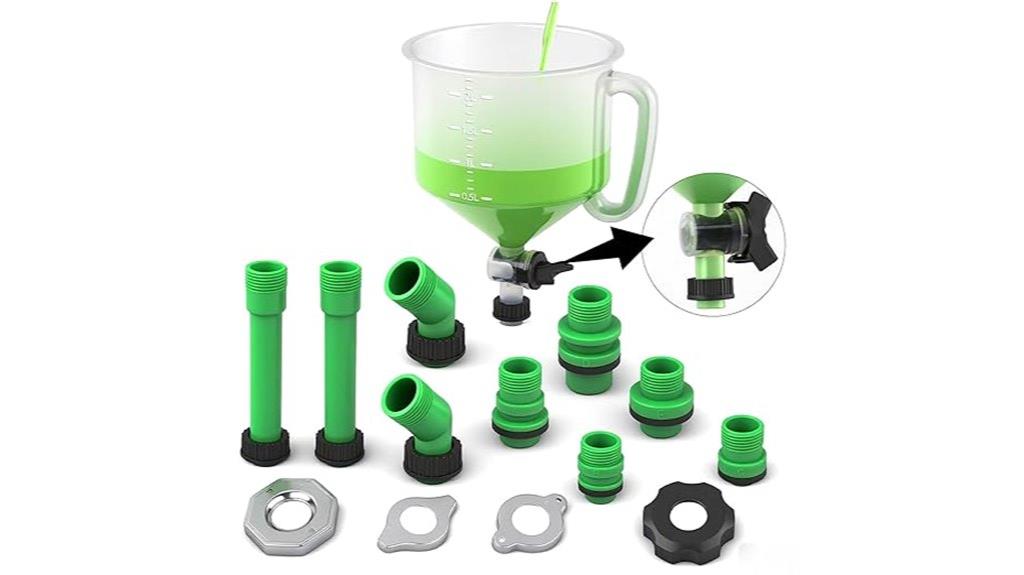 no spill coolant funnel