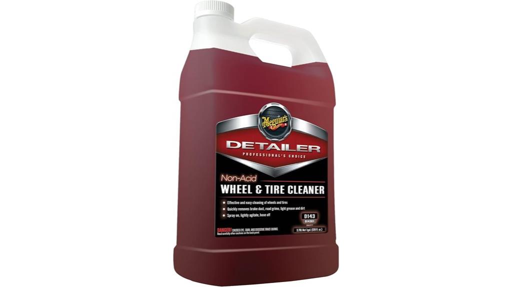 non acid tire wheel cleaner