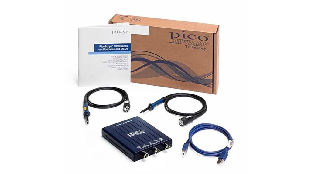 oscilloscope with probes software