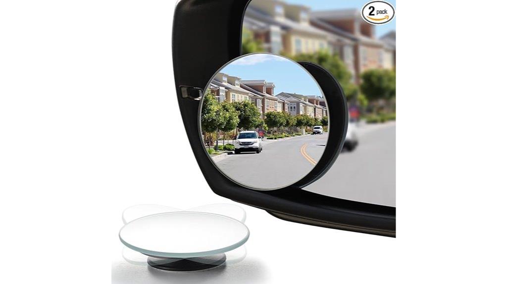 pack of two blind spot mirrors