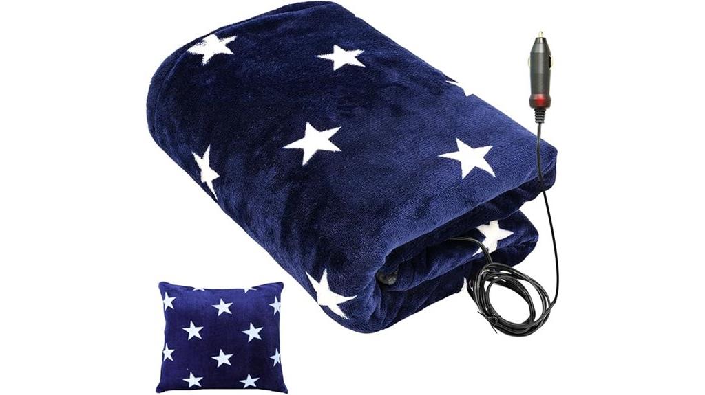 portable 12v car blanket