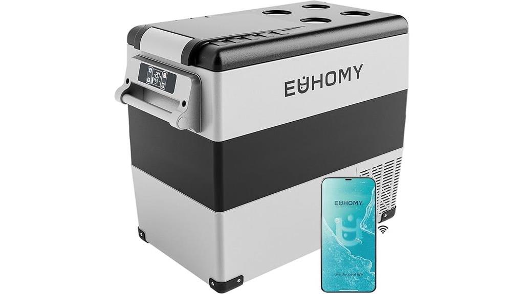 portable 12v fridge with app